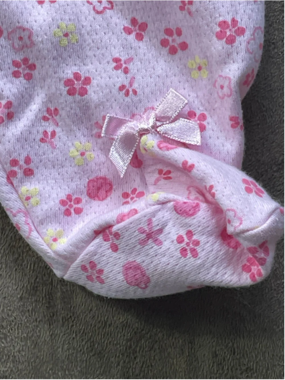 Sesame Street Baby Elmo Pink Ditsy Floral 2 Piece Newborn Pant Set Vintage y2k